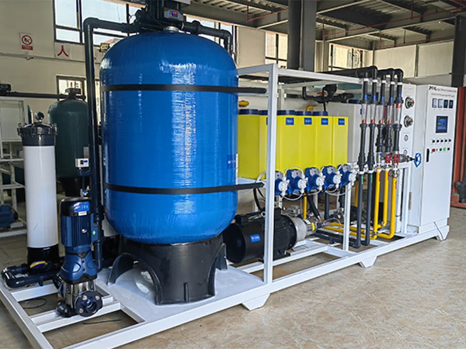 Clean water from a borehole